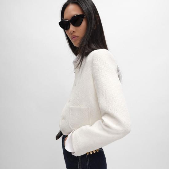 25SS 셀린느 자켓 2V18V3D68 01OW OFF WHITE - CELINE