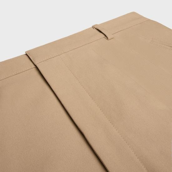 26SS 셀린느 코튼 트윌 몬탁 트라우저 RP0AW2L57 40BB BRITISH BEIGE - CELINE