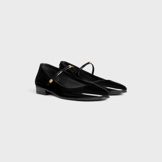 26SS 셀린느 시티 메리제인 플랫슈즈 366315267C 38NO BLACK - CELINE