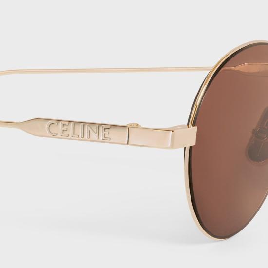26FW 셀린느 선글라스 4S348CMLB 35LR LIGHT GOLDBROWN 35LR LIGHT GOLD BROWN - CELINE