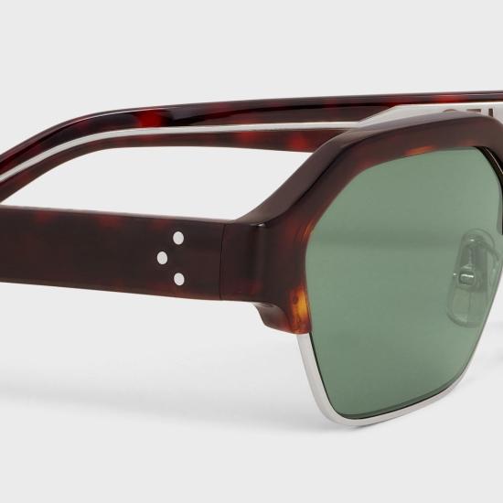 26SS 셀린느 선글라스 4S344CPMB 19SF DARK HAVANASILVER 19SF DARK HAVANA SILVER - CELINE