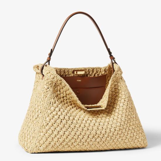 26SS 펜디 라지 펜디 웨이 우븐 쇼퍼백 8BN369AWQJ F1WGE - FENDI