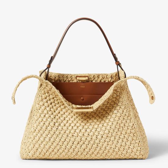 26SS 펜디 라지 펜디 웨이 우븐 쇼퍼백 8BN369AWQJ F1WGE - FENDI