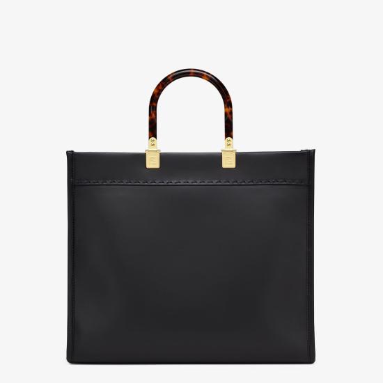 26SS 펜디 선샤인 미디움 레더 쇼퍼 8BH386ABVL F0KUR NERO ORO SOFT - FENDI