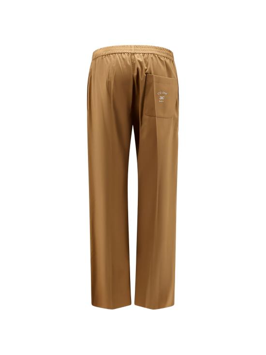 26FW 셀린느 코튼 & 리넨 클로스 트라우저 RP0TA3318 18CH CHESTNUT - CELINE