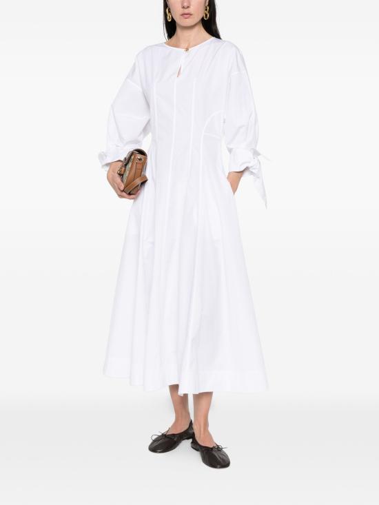 26SS 셀린느 미디 원피스 RR0LZ4H77 01BC WHITE - CELINE