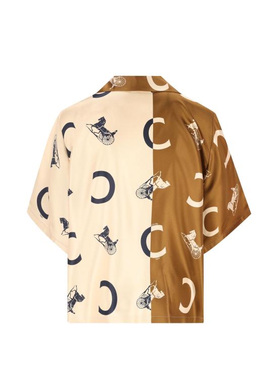 26SS 셀린느 셔츠 RB0363K27 01HM OFF WHITECAMEL 01HM OFF WHITE CAMEL - CELINE