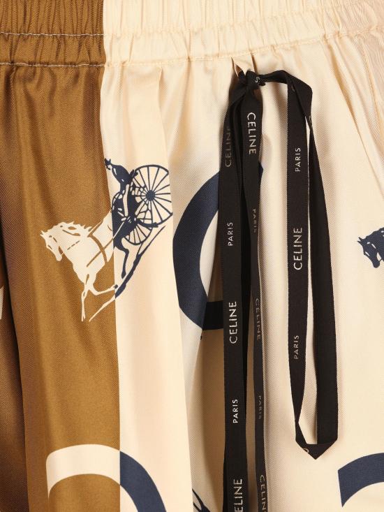 26SS 셀린느 스트레이트 팬츠 RP0HB3K27 01HM OFF WHITECAMEL 01HM OFF WHITE CAMEL - CELINE