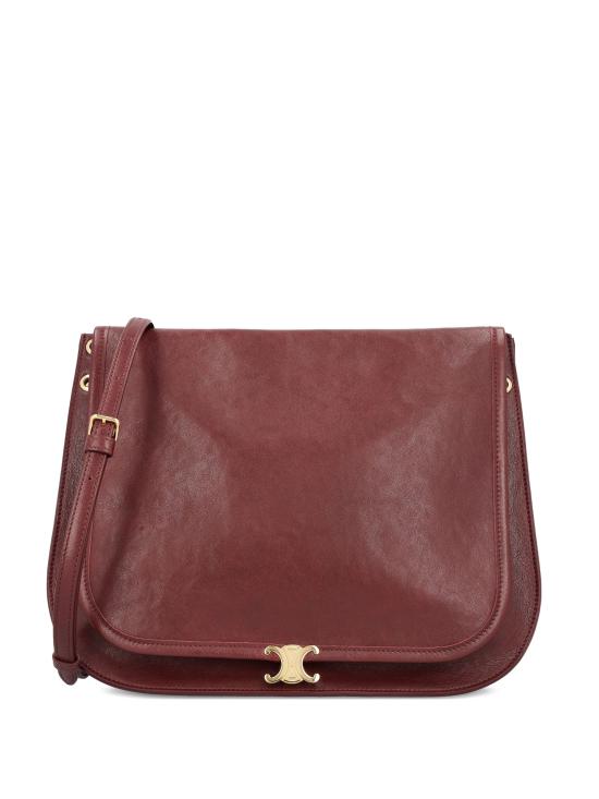 26FW 셀린느 소프트 트리옹프 베사체 서플 샤이니 램스킨 백 123632T88 28PO SYRAH