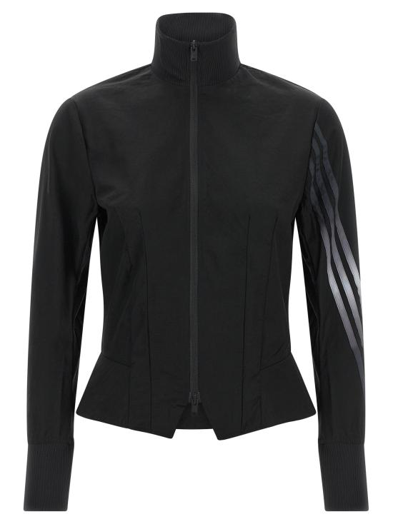 26FW 와이쓰리 자켓 Y-3 그라데이션 3줄 무늬 스웨트셔츠 블랙