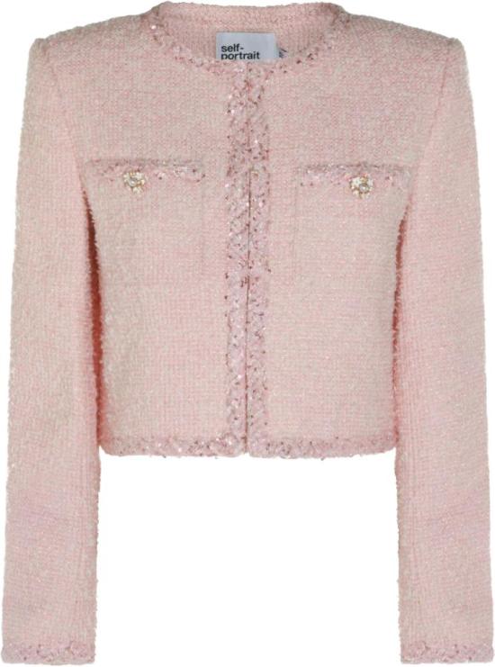 26FW 셀프 포트레이트 수트 자켓 PF26112JP PINK