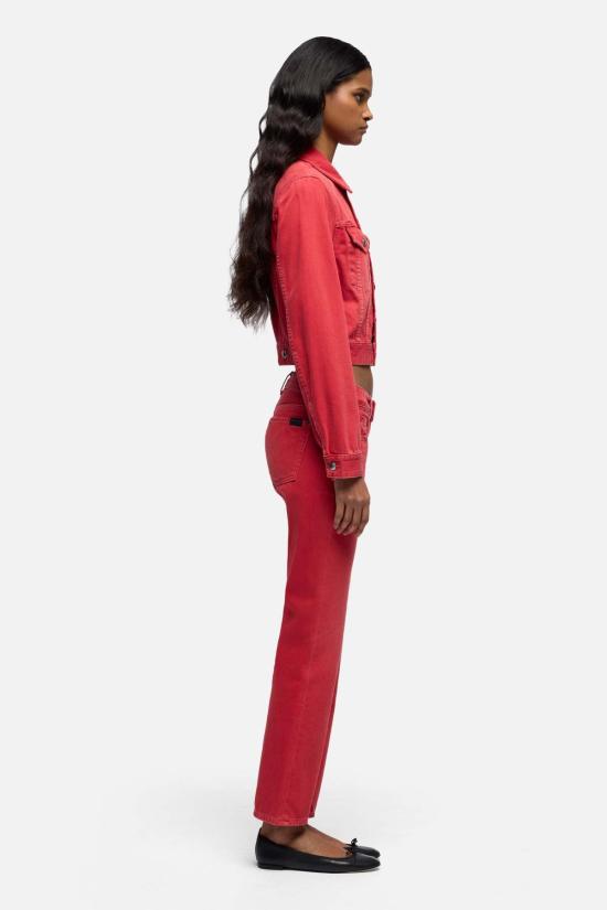  세븐포올맨카인드 데님 자켓 7 For All Mankind Shrunken Jacket Flame - 7 FOR ALL MANKIND