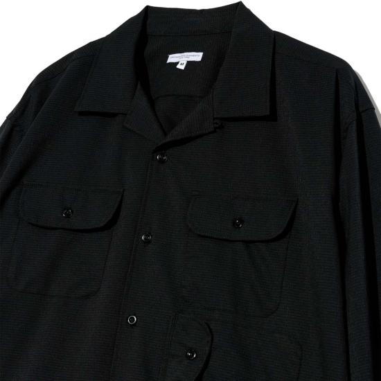 엔지니어드가먼츠 긴팔 셔츠 엔지니어드 가먼츠 폴리에스터 메쉬 볼링 - ENGINEERED GARMENTS