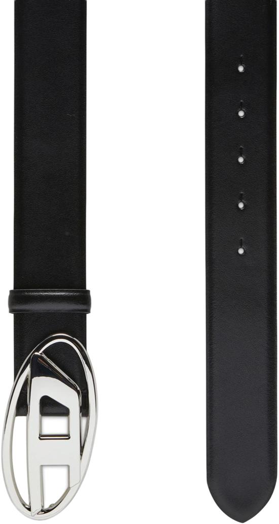26FW 디젤 가죽 벨트 4591529 BLACK - DIESEL