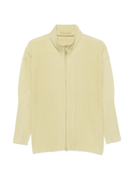 26SS 옴므 플리세 이세이 미야케 자켓 HP66JL13064 AGAVE CREAM GREEN DOM