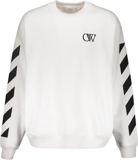 25FW 오프화이트 긴팔 티셔츠 15431116489044 WHITE