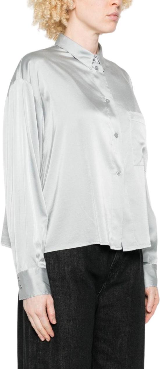 25FW 포르테포르테 블라우스 14372MYSHIRTPEARL LICHTGREY - FORTE FORTE