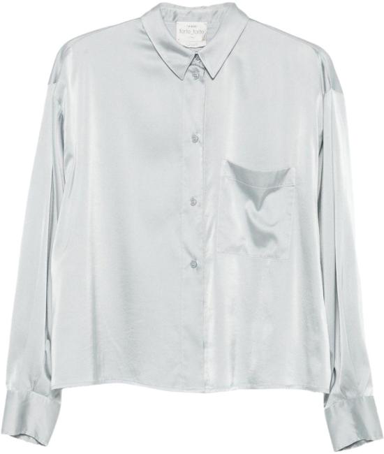 25FW 포르테포르테 블라우스 14372MYSHIRTPEARL LICHTGREY