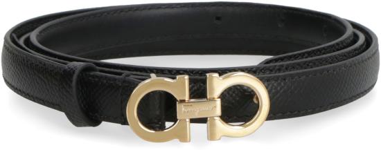 26FW 살바토레 페라가모 간치니 벨트 23B224 675180 BLACK DOM - SALVATORE FERRAGAMO