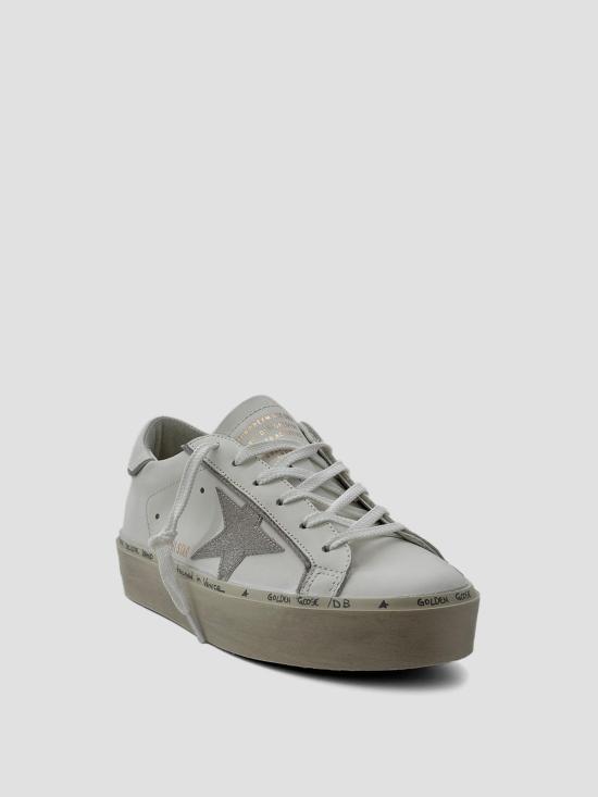 26SS 골든구스 하이스타 스니커즈 GWF00118 F008092 10847 WHITE PLATINUM DOM - GOLDEN GOOSE