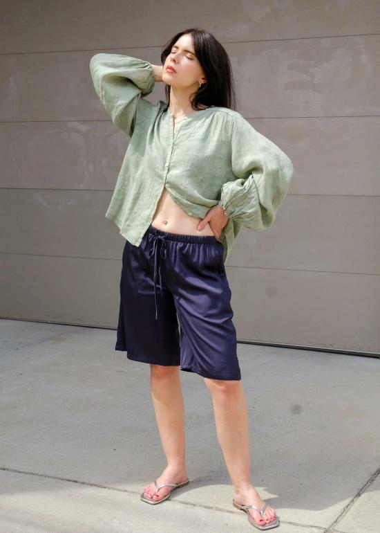  Beachwood the Label 블라우스 비치우드 더 라벨 릴리  라이트 그린 - OTHER BRANDS
