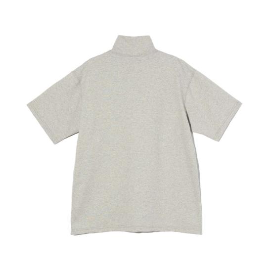  엔지니어드가먼츠 터틀넥 엔지니어드 가먼츠 SS 지퍼 터틀 헤더 그레이 프렌치 테리 - ENGINEERED GARMENTS