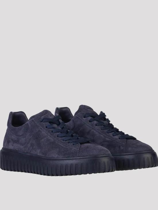 26SS 호간 스니커즈 HXM6450FC63BTMU801 Blue - HOGAN