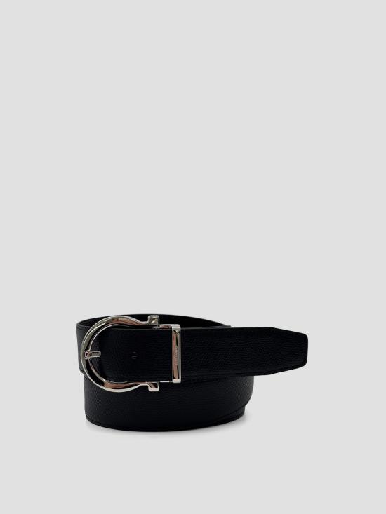 26FW 살바토레 페라가모 가죽 벨트 679781 675140 BLACK DOM