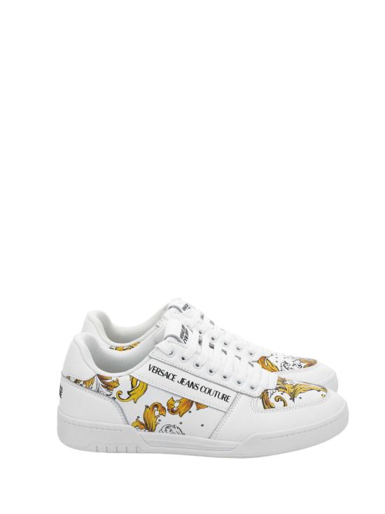 26FW 베르사체 스니커즈 78YA3SD4 ZPB14 G03 WHITE GOLD DOM - VERSACE
