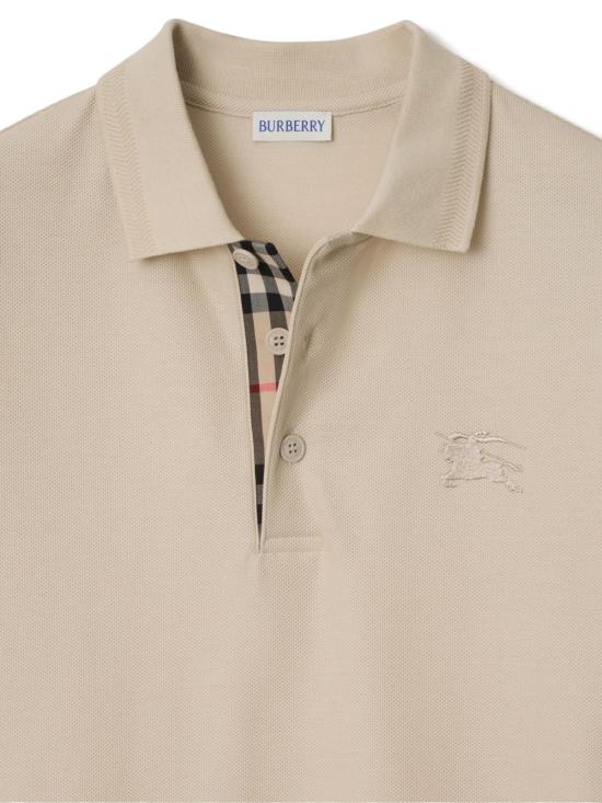 26FW 버버리 코튼 폴로셔츠 8126921 C2246 Clam - BURBERRY