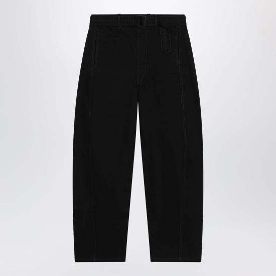 26FW 르메르 트위스트 벨티드 팬츠 PA326DLD1055 BK999 BLACK