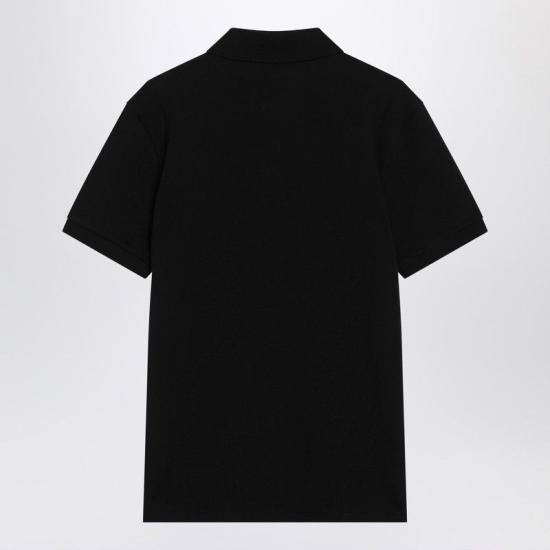 26FW 몽클레어 로고 코튼 피케 폴로 셔츠 8A0000989A16 999 BLACK - MONCLER