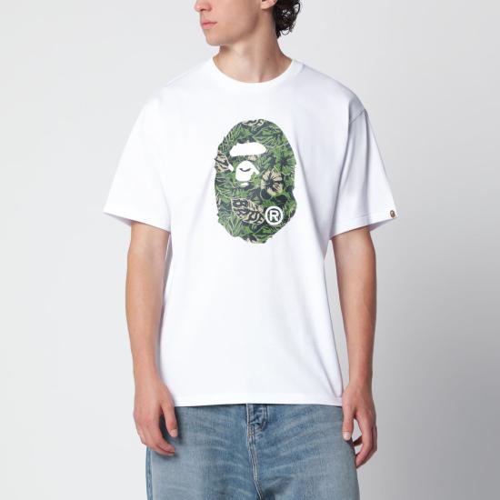 26SS 베이프 반팔 티셔츠 001TEM301347MCO WHT WHITE