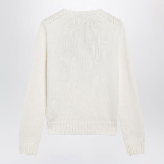 26FW 폴로 랄프로렌 아이코닉 플래그 스웨터 211896939002CO CR BEIGE - POLO RALPH LAUREN