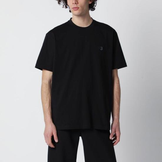 26FW 와이쓰리 반팔 티셔츠 KQ9783CO BLK BLACK