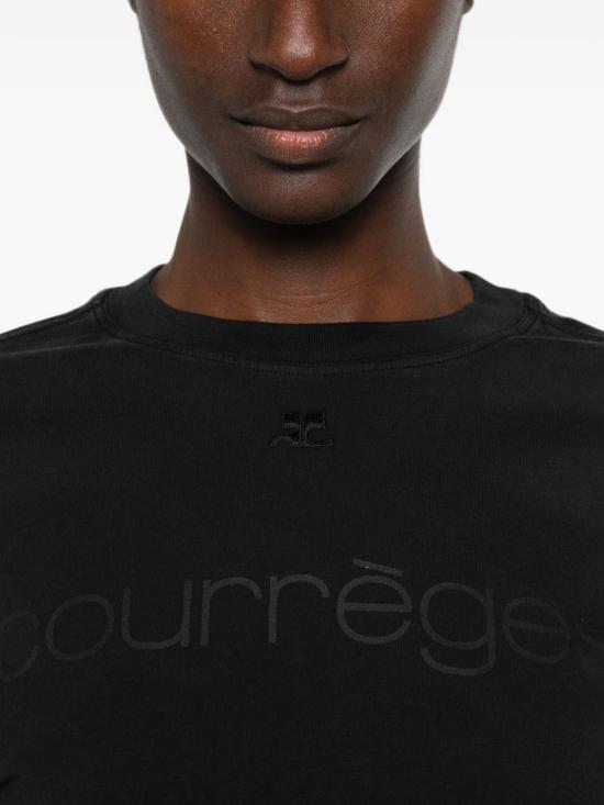 26FW 쿠레쥬 긴팔 티셔츠 326JTS275JS0305 B126 BLACK - COURREGES