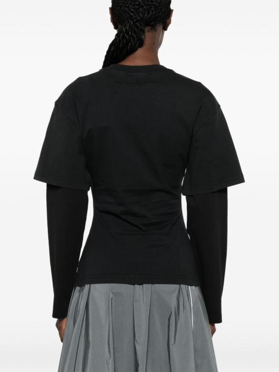 26FW 쿠레쥬 긴팔 티셔츠 326JTS275JS0305 B126 BLACK - COURREGES