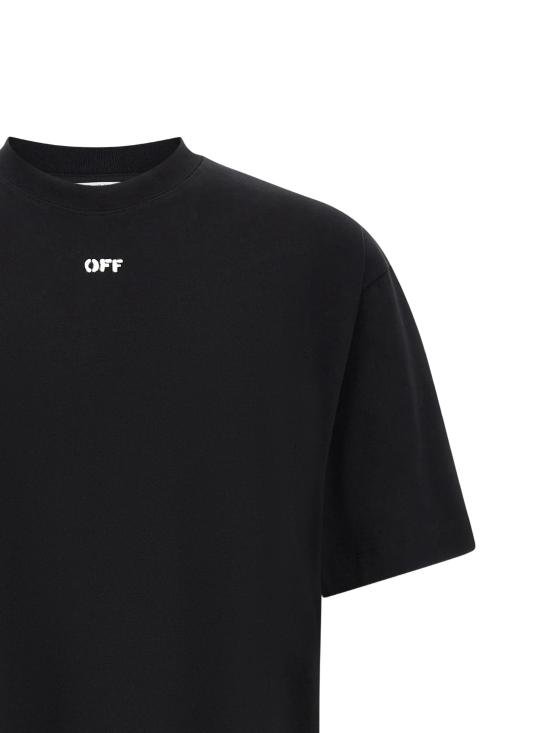 26SS 오프화이트 반팔 티셔츠 OMAA120S26JER00J 0001 BLACK - OFF WHITE