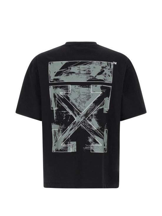 26SS 오프화이트 반팔 티셔츠 OMAA120S26JER00J 0001 BLACK - OFF WHITE