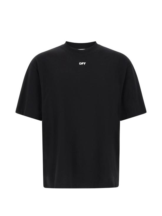 26SS 오프화이트 반팔 티셔츠 OMAA120S26JER00J 0001 BLACK