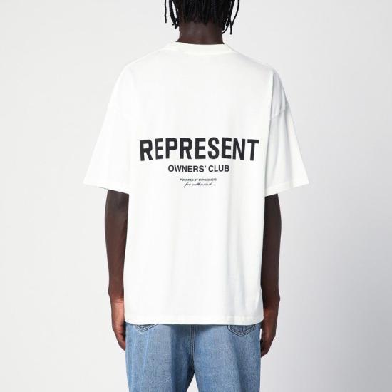 26FW 리프레젠트 반팔 티셔츠 OCM41114CO 072 WHITE - REPRESENT