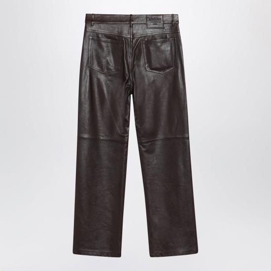 26FW 에스막스마라 가죽 팬츠 SMMPESCALE 001 BROWN - 'S MAX MARA