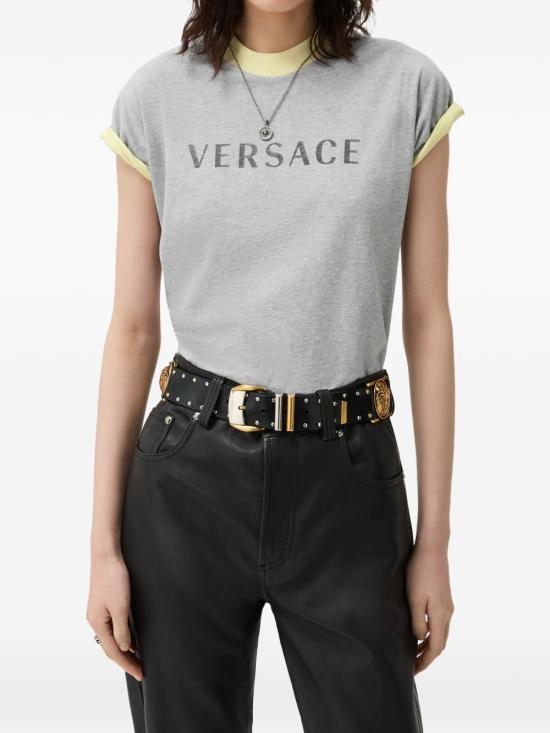 26FW 베르사체 반팔 티셔츠 10260021A18732 2EZ10 GREY - VERSACE