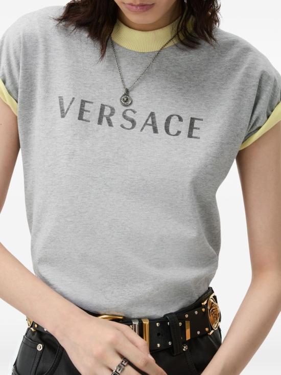 26FW 베르사체 반팔 티셔츠 10260021A18732 2EZ10 GREY - VERSACE