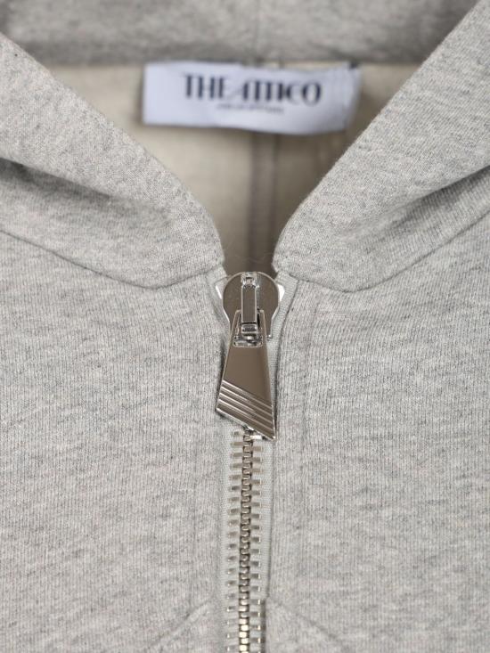 26FW 디 아티코 후드 티셔츠 261WCF00026JJF003AA 183 GREY - THE ATTICO