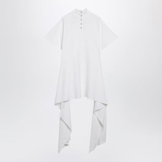 26FW 알라이아 반팔 티셔츠 AA9I0031J095DCO 000 WHITE - ALAIA