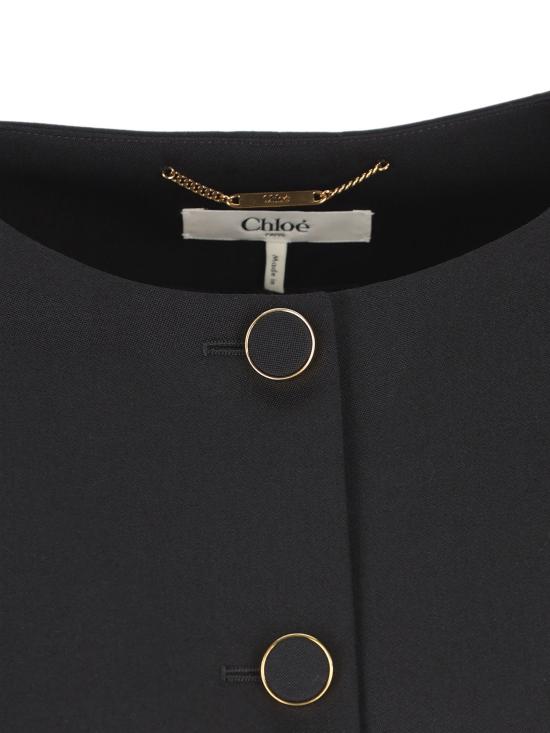 26FW 끌로에 자켓 CH26AVE24067 001 BLACK - CHLOE