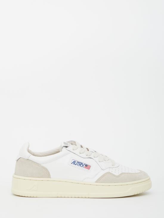26FW 오트리 메달리스트 로우 스니커즈 AULMLS33 WHITE