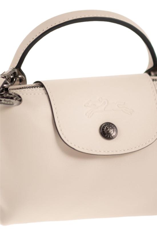 26FW 롱샴 르 플리아쥬 엑스트라 XS 레더 파우치 34205987 555 WHITE - LONGCHAMP