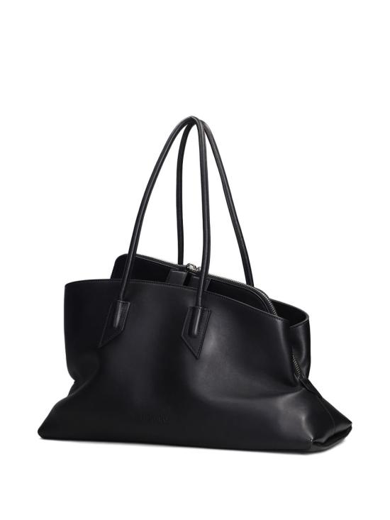 26FW 디 아티코 라 파세지아타 미디엄 탑 핸들 백 250WAH00054LBT019AA 100 BLACK - THE ATTICO